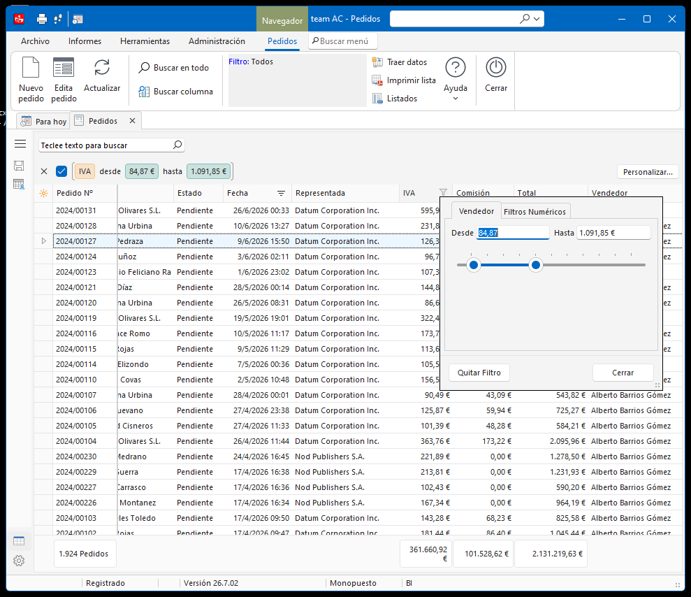 Disponen de herramientas intuitivas y muy potentes para buscar y organizar sus datos